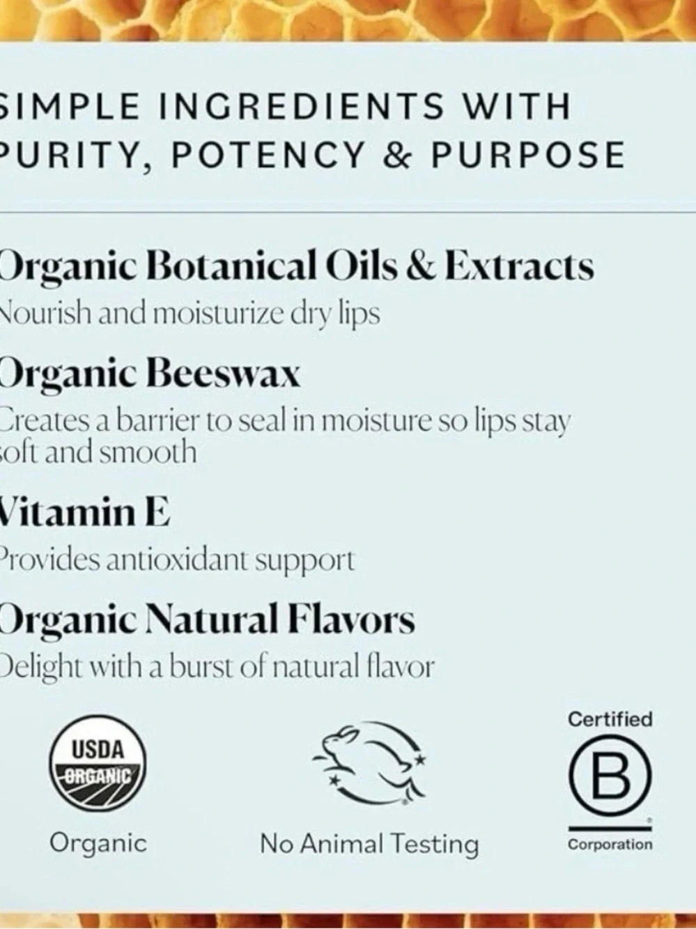 Sky Organics Organic Lip Balm w Beeswax - Mint, Coconut, Strawberry & Citrus